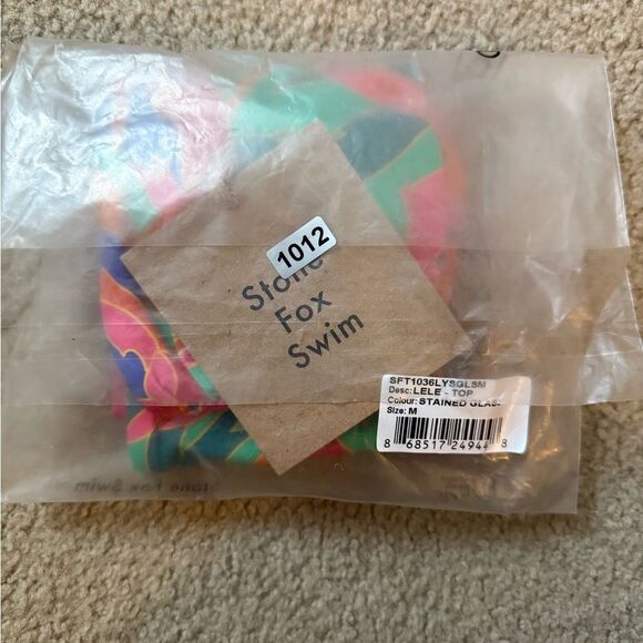 Stone Fox Swim Stained Glass Lele - Top M - Picture 3 of 4